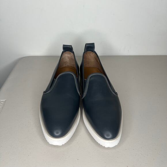 Everlane Leather Pointed Street Sneaker Size 8.5 - Picture 3 of 9